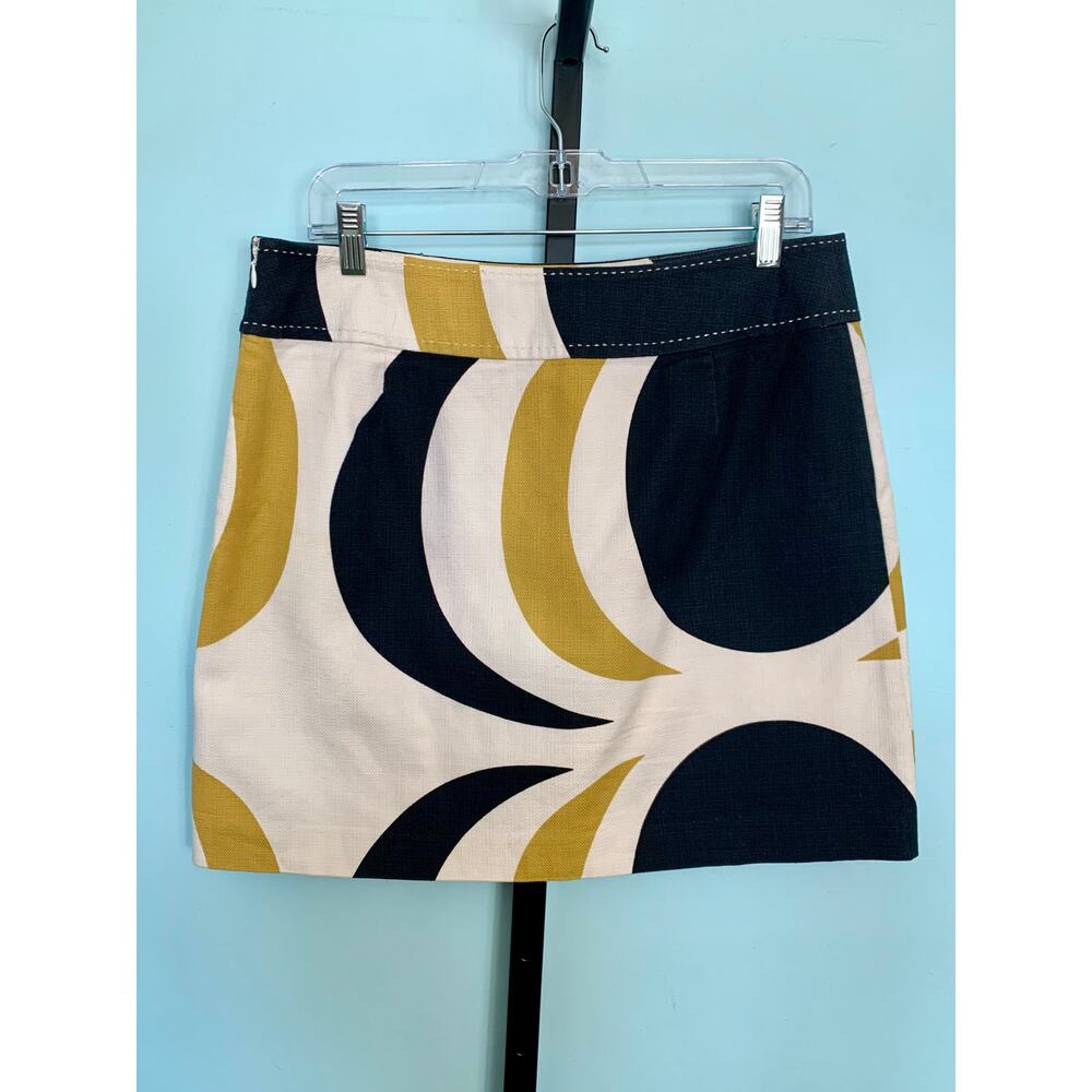 Anthropologie Beth Bowley Mod Patterned Skirt Size 10 - Picture 2 of 5